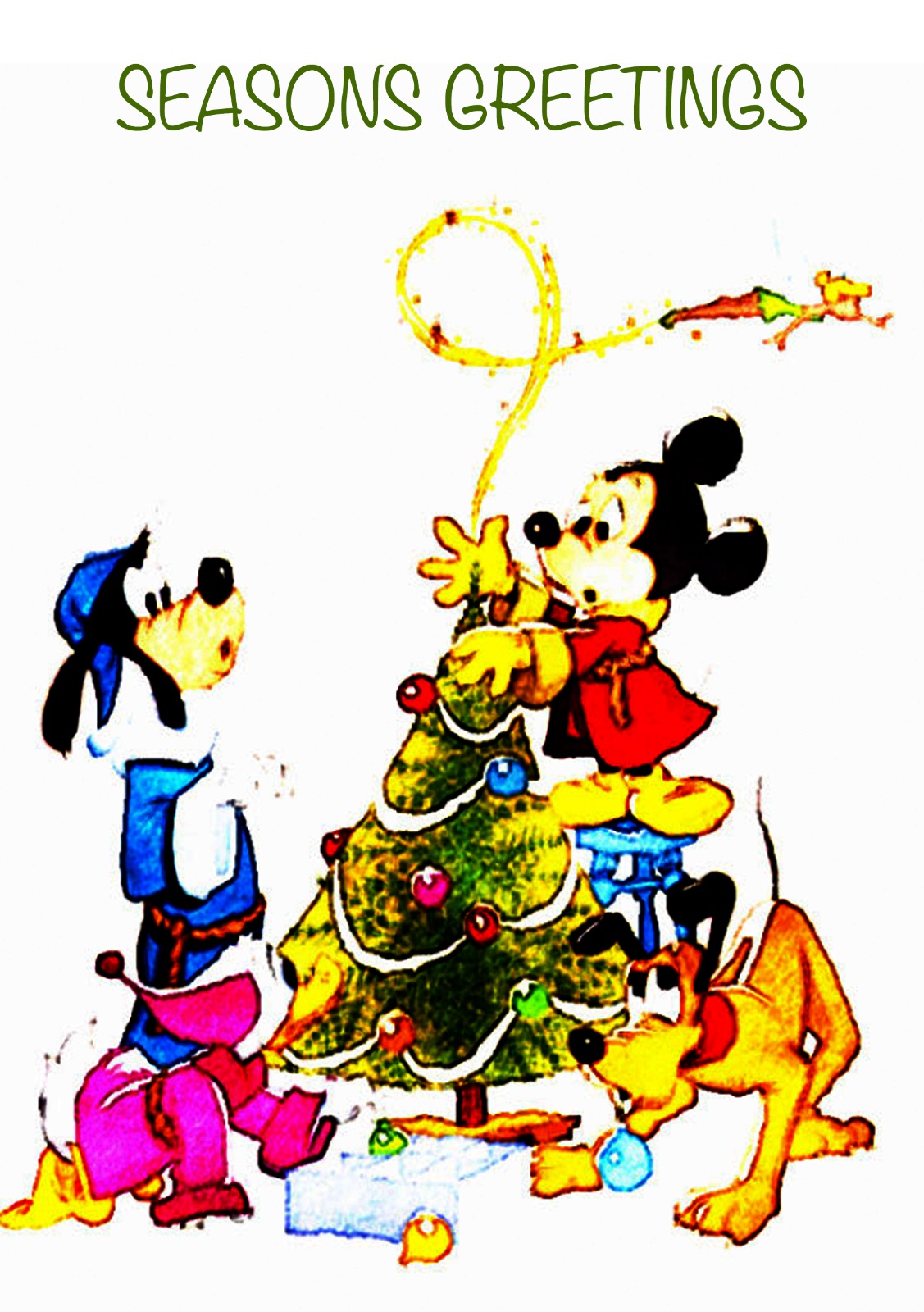 A Disney Christmas - Christmas Card