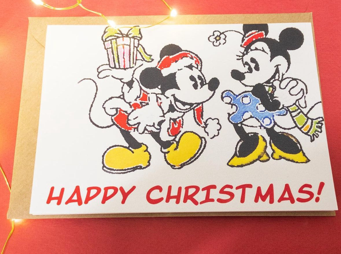 Mickey's Christmas - Greeting card