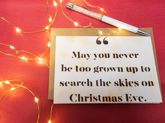Christmas Eve Skies - Greeting Card