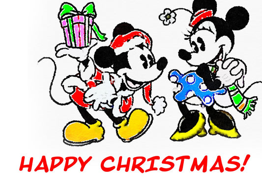 Mickey's Christmas - Greeting card